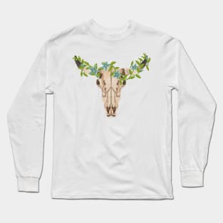 Cow Skull Long Sleeve T-Shirt